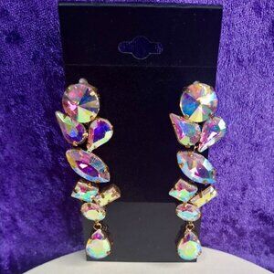 “Prism Tears” Statement Earrings